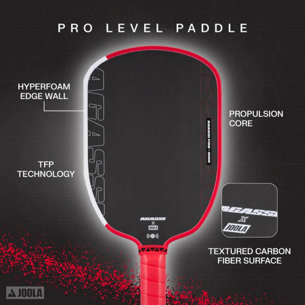 JOOLA Agassi Pro Pickleball Paddle - Image 3
