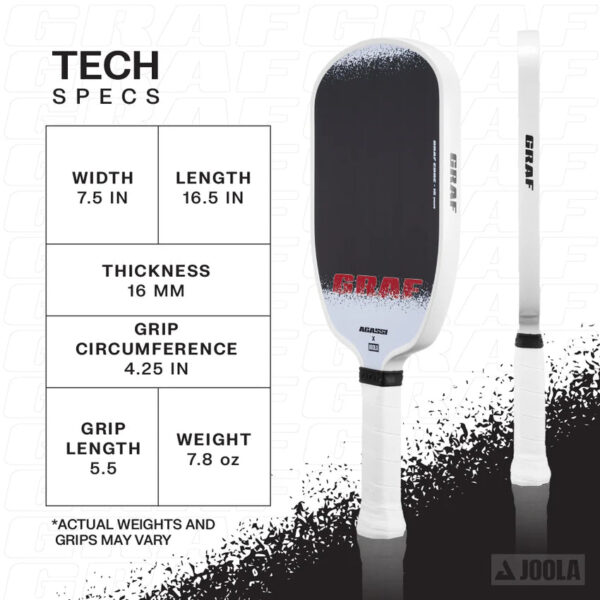 JOOLA Graf Edge 16mm Pickleball Paddle - Image 2